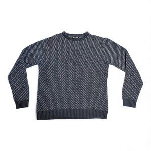 Line of Trade Heathered Blue Crewneck Sweater - Size L